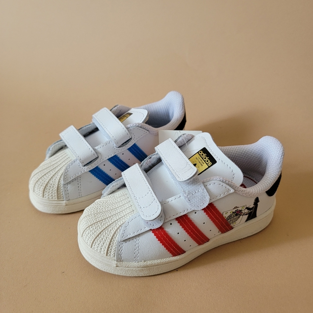Adidas Superstar CF I Star Wars Darth Vader & Yoda toddler shoes